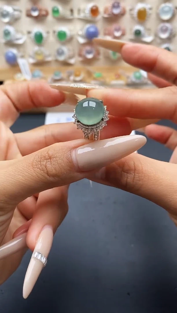 未镶嵌戒指翡翠缅甸天然A货翡翠2 1-4