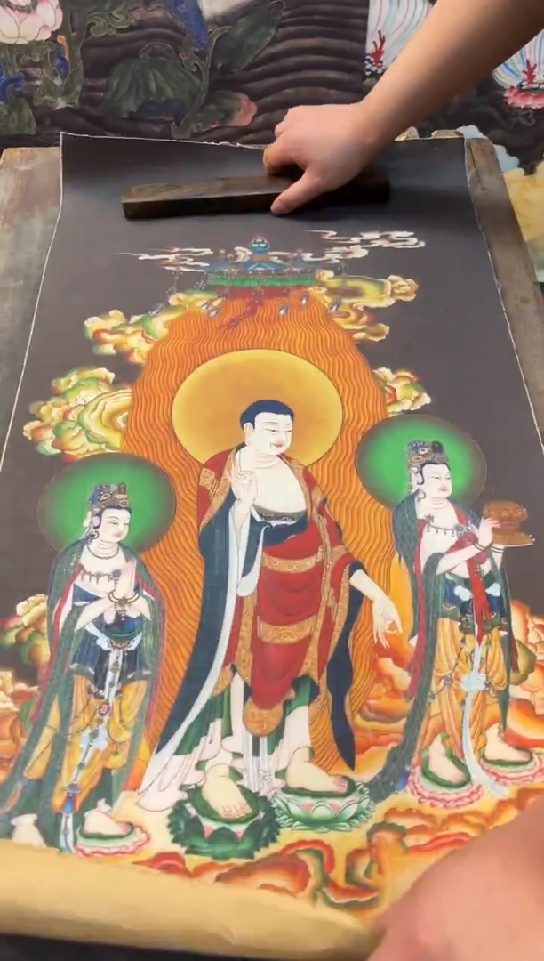 卷轴画大朱画院老六专属AA72