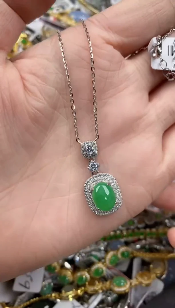 银S925镶嵌戒指翡翠7777     10