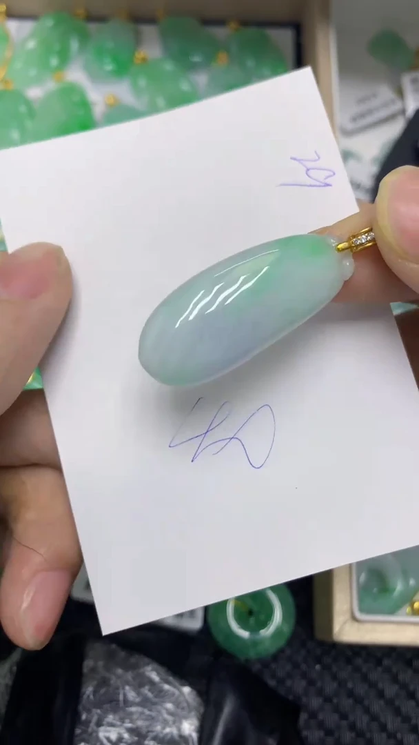 颈饰未镶嵌翡翠缅甸A货翡翠