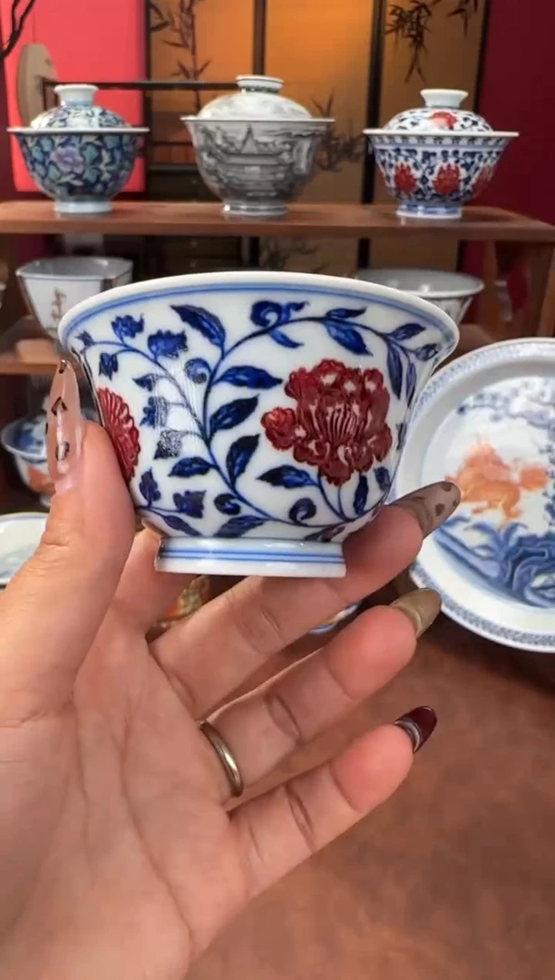 永明尚玩四季花铃铛杯