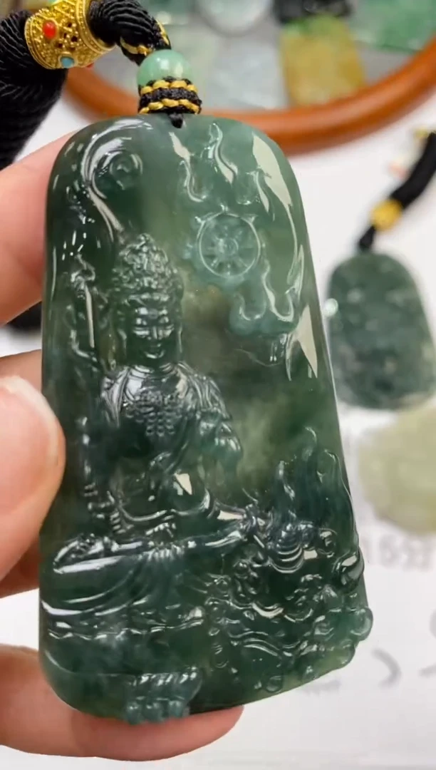 未镶嵌挂件翡翠309022  多人