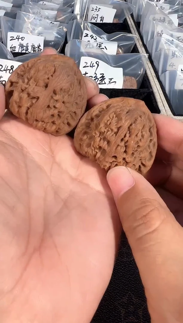 把件核桃头货南疆石核桃
