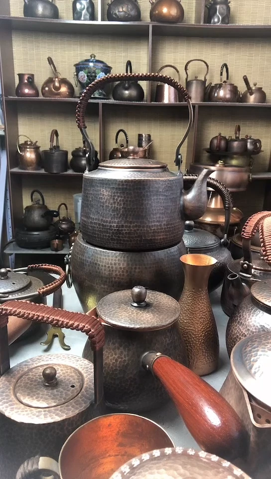 贵金属紫铜泡茶壶