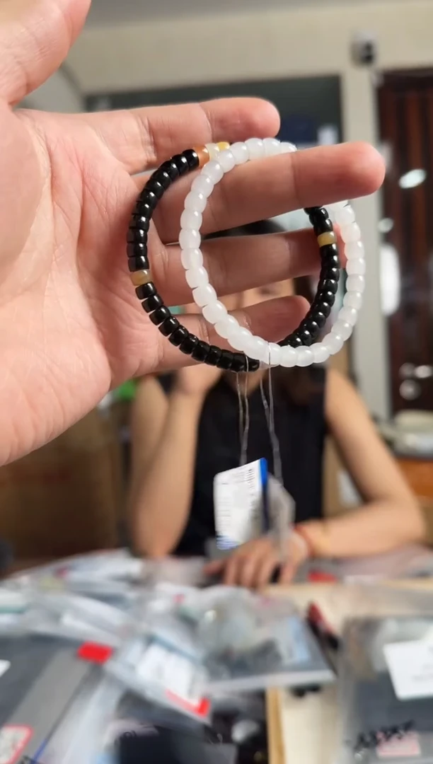 和田玉未镶嵌挂件LTB-101一套2条