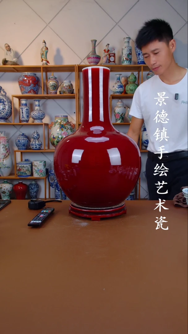 现代景德镇手工手绘陶瓷摆件48