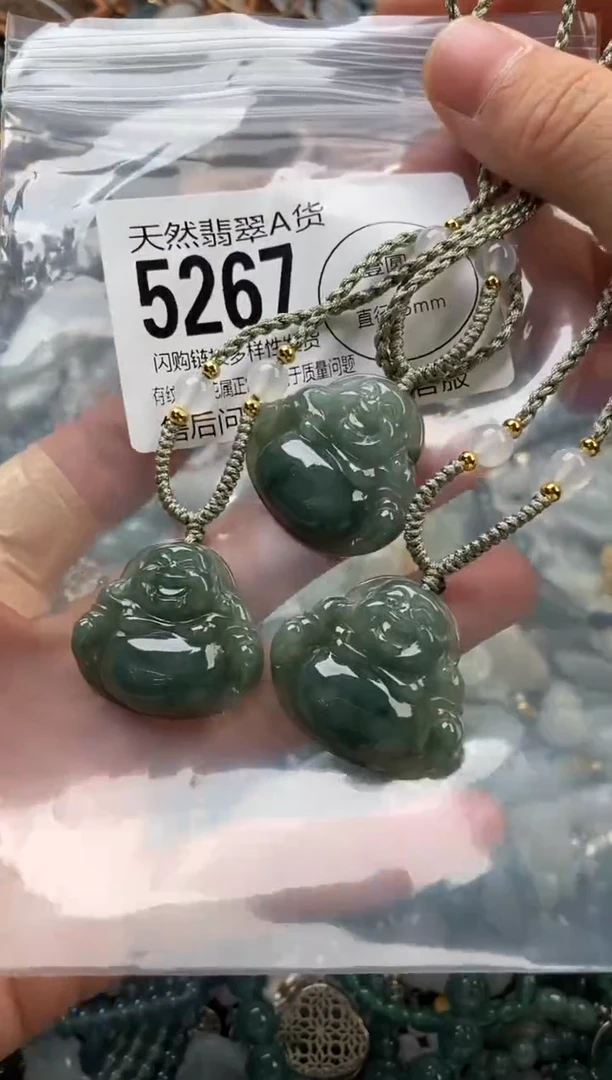 颈饰未镶嵌翡翠多样性发其一5267