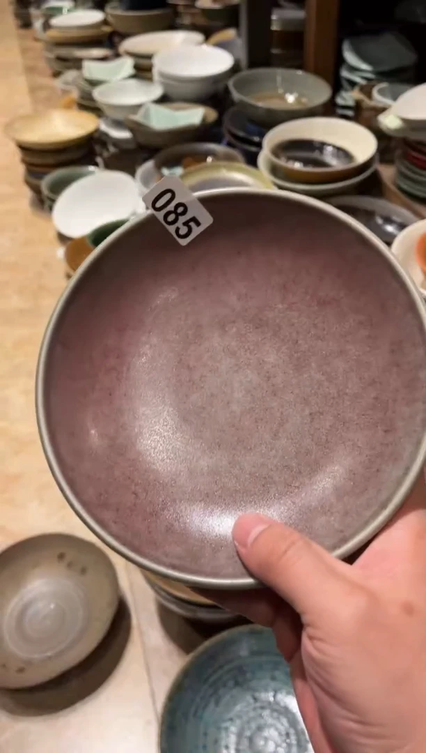 【闪购商品】瓷片95杨梅紫新款盘1个