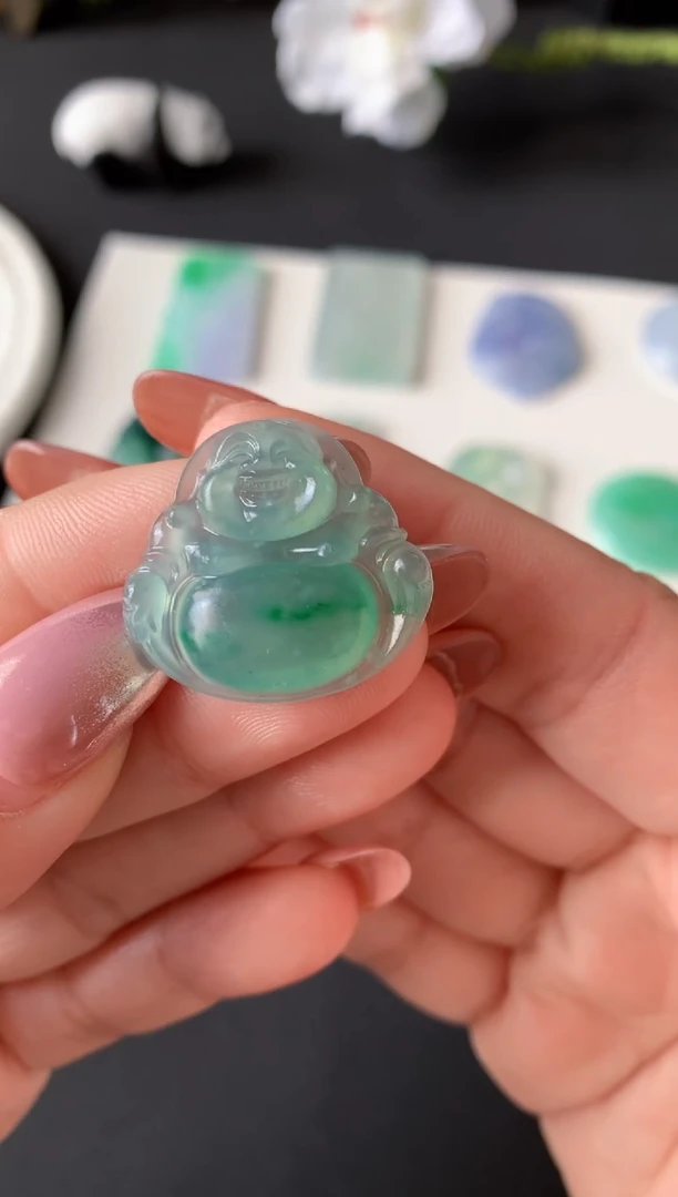 未镶嵌定制翡翠0551096524尺寸23.4*25.3*5.4