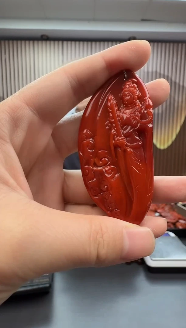 未镶嵌雕刻南红玛瑙053ZB1116产品一个