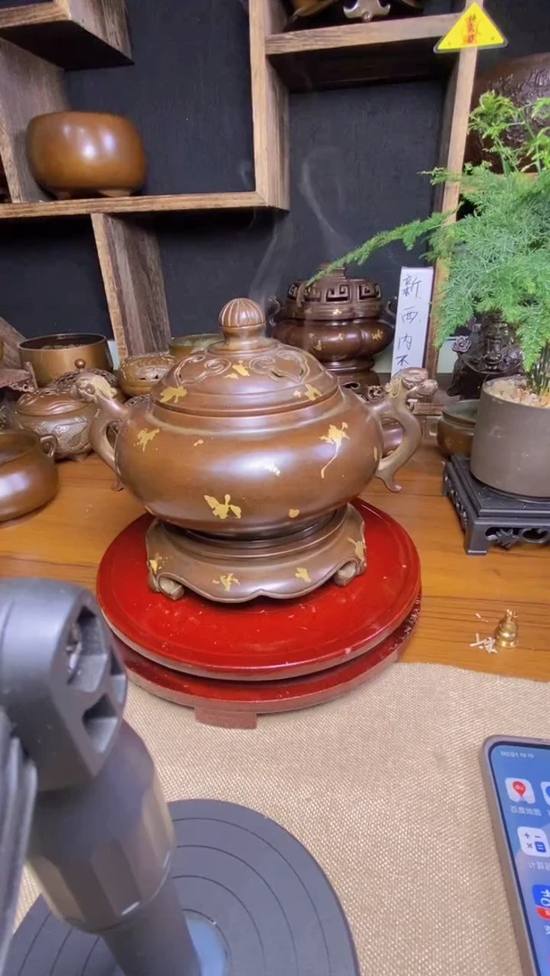 【闪购商品】苏工精品铜 摆件熏香炉/摆件