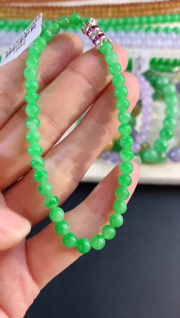 未镶嵌手串翡翠114|