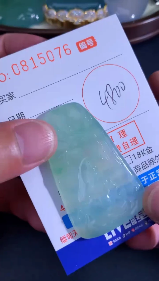 翡翠未镶嵌颈饰天然A货翡翠