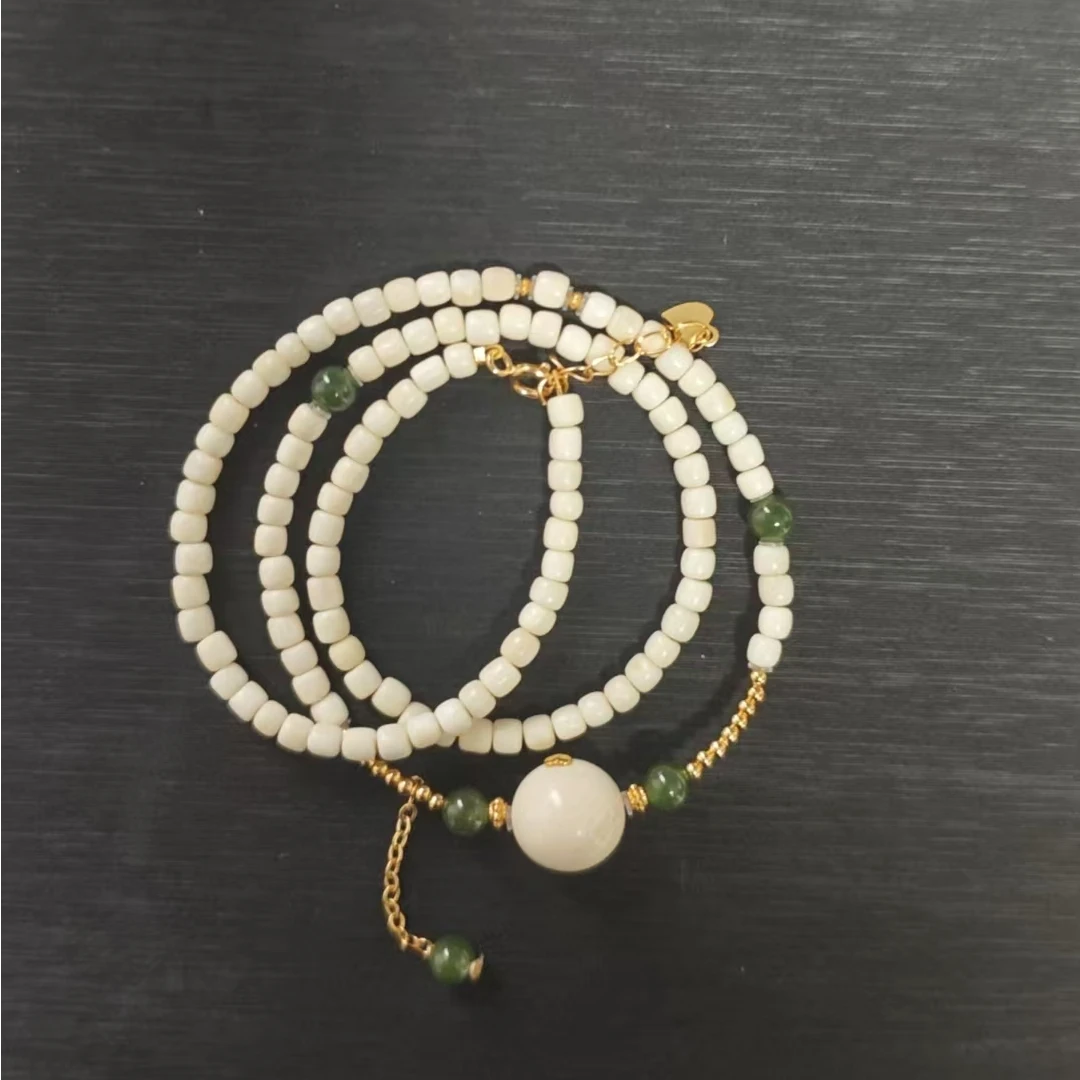 猛犸小圆珠设计款项链