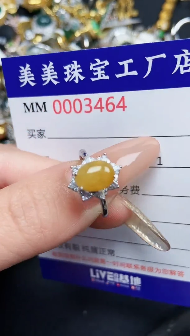 【闪购商品】翡翠颈饰银S925镶嵌3464