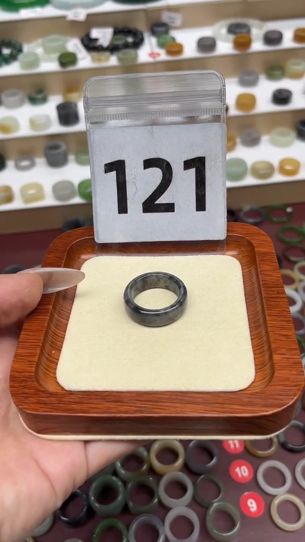 【闪购商品】和田玉戒指未镶嵌港码20号，内径19.2mm