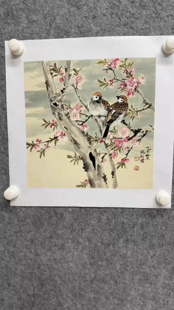 国画写意画花鸟画手绘
