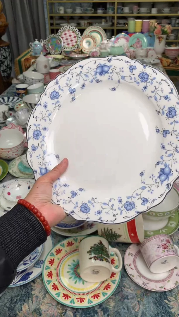 【闪购商品】瓷片CC281陶瓷没有完美无瑕1个10.5寸