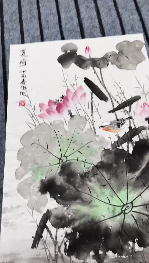 精品国画花鸟作品