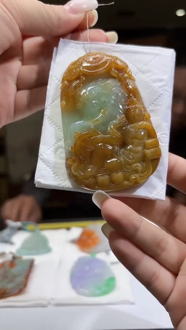 未镶嵌定制翡翠主**道17/1124/C/普贤