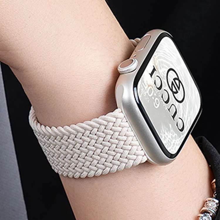 适用于苹果单圈S10表带appleiwatch9SE手表iwatch编织手表表带