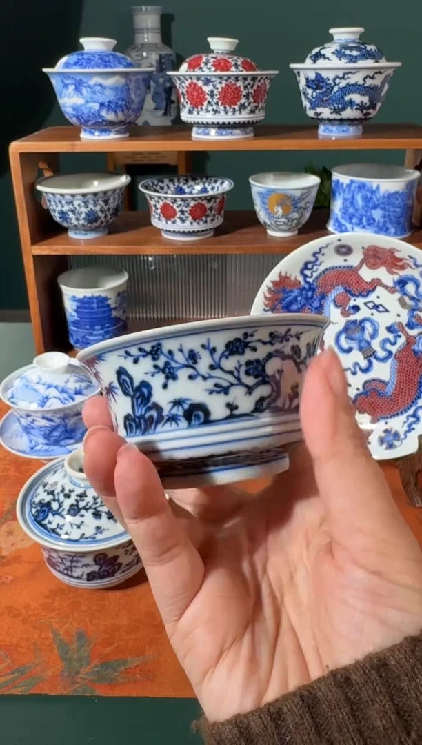 【闪购商品】杯刘建锋松竹梅马蹄杯