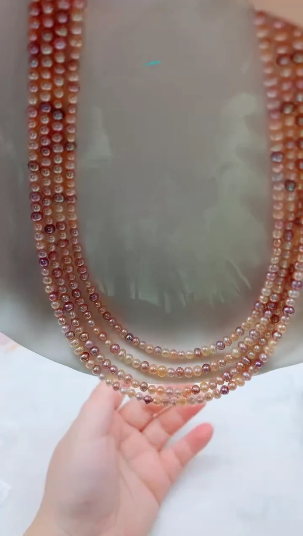 颈饰未镶嵌淡水珍珠多样性发其一【非无瑕】不做扣