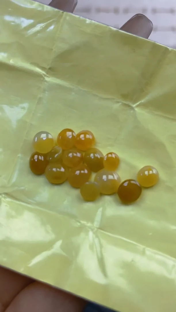 定制翡翠未镶嵌天然翡翠蛋面30