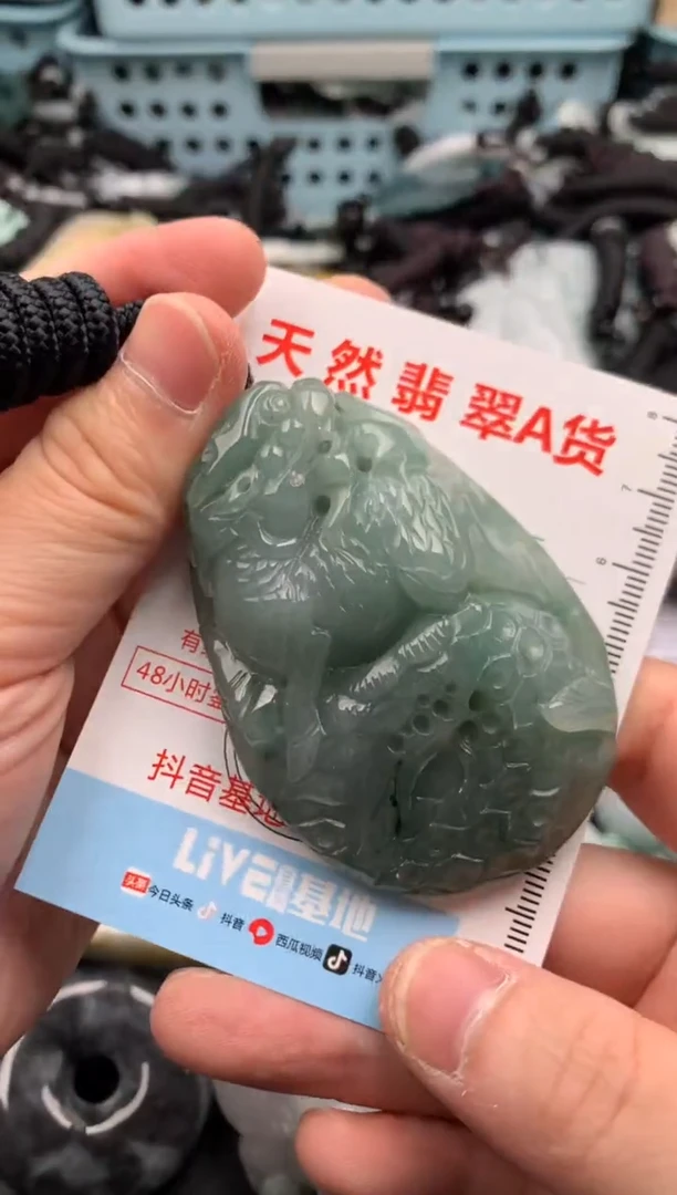 翡翠未镶嵌吊坠(不含链)1