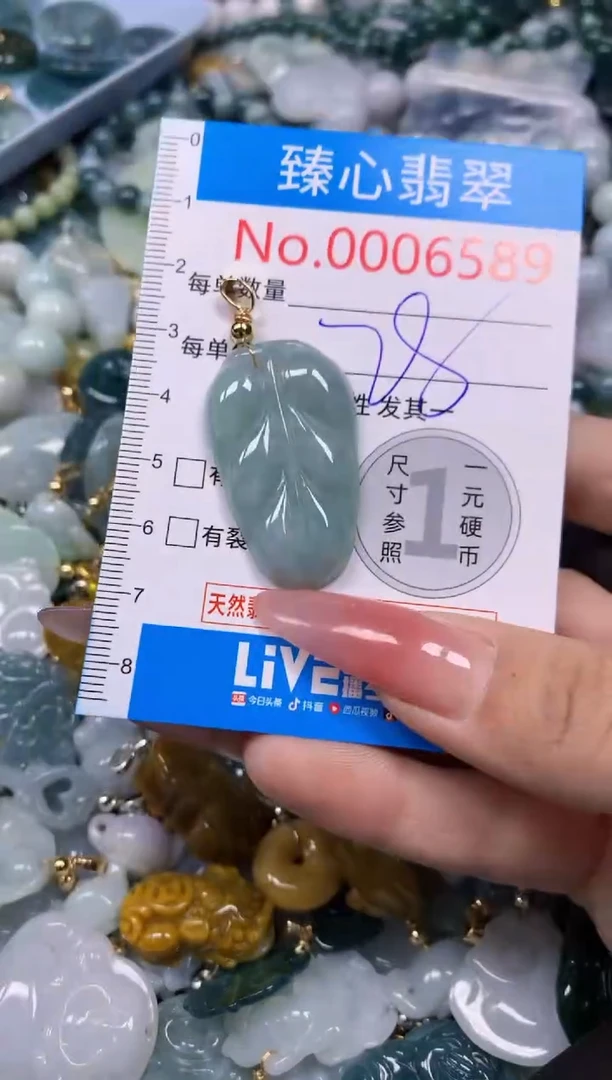 【闪购商品】翡翠颈饰未镶嵌含绳0006589