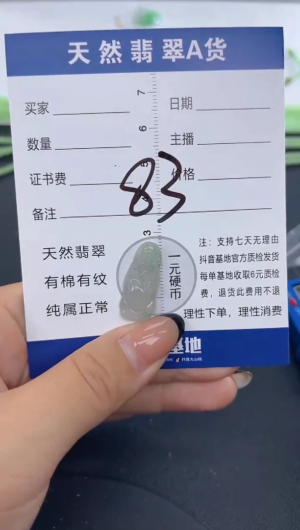 颈饰未镶嵌翡翠天然A货缅甸翡翠