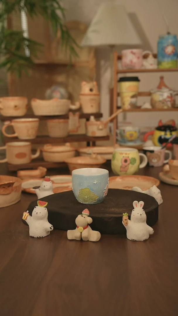 杯子景德镇原创手作陶瓷
