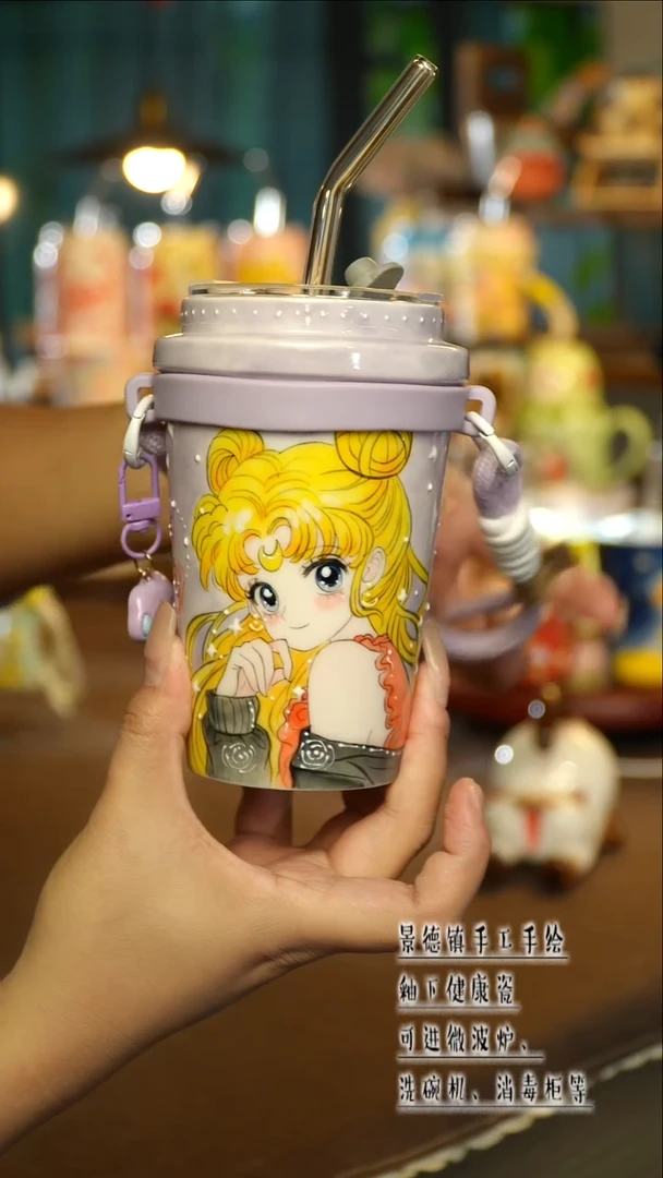 景德镇陶瓷手工手绘&L332