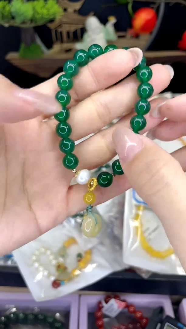 【闪购商品】玛瑙/玉髓手链合金玛瑙手链