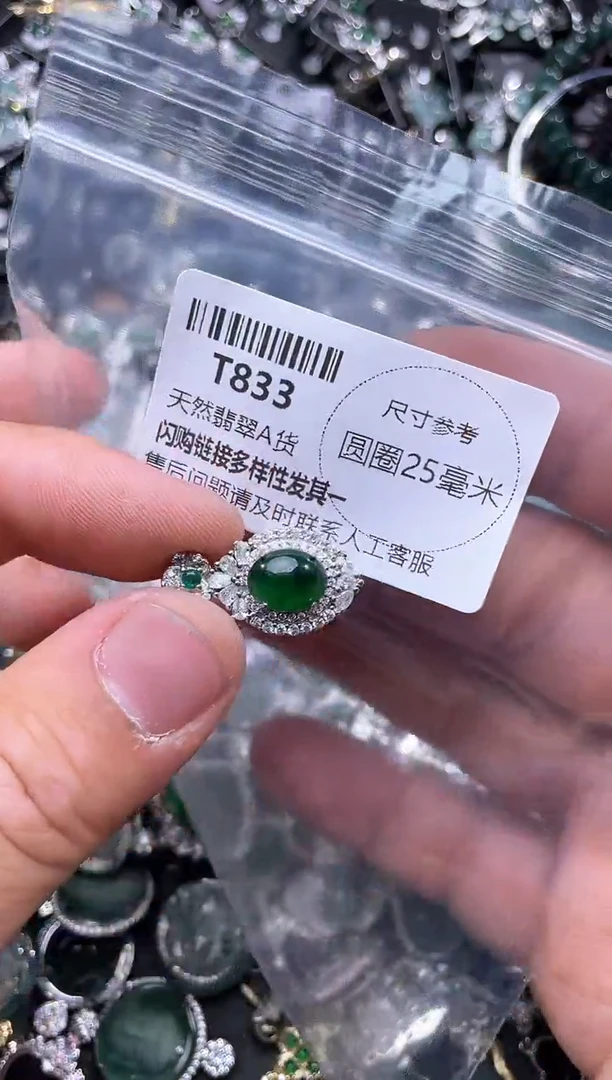 【闪购商品】翡翠颈饰未镶嵌T833吊坠