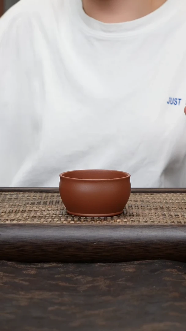 茶壶紫砂主人杯-紫泥