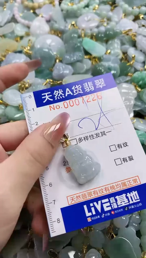 颈饰未镶嵌翡翠天然A货翡翠