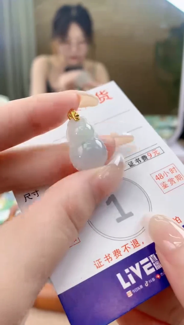 翡翠未镶嵌颈饰 天然A货翡翠挂件