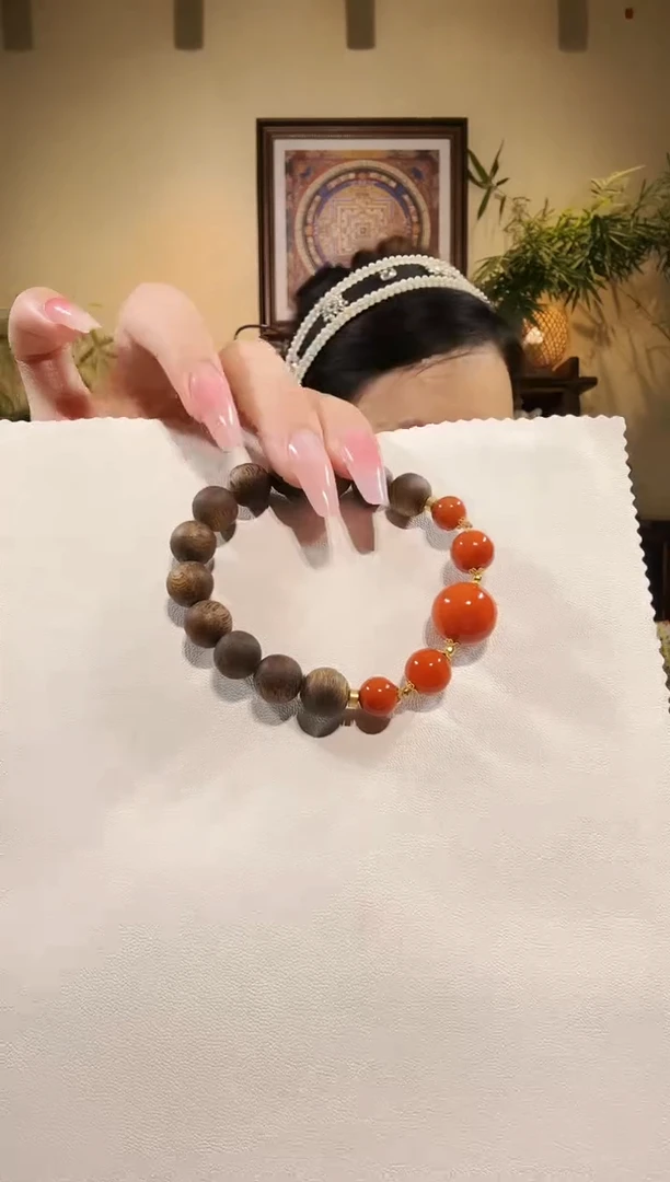 未镶嵌手链南红玛瑙手链