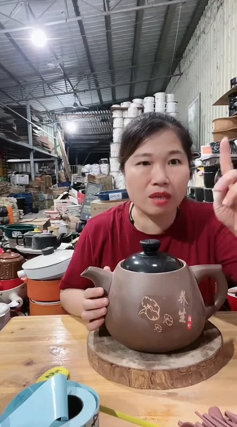 瑕疵2.5紫砂养生壶