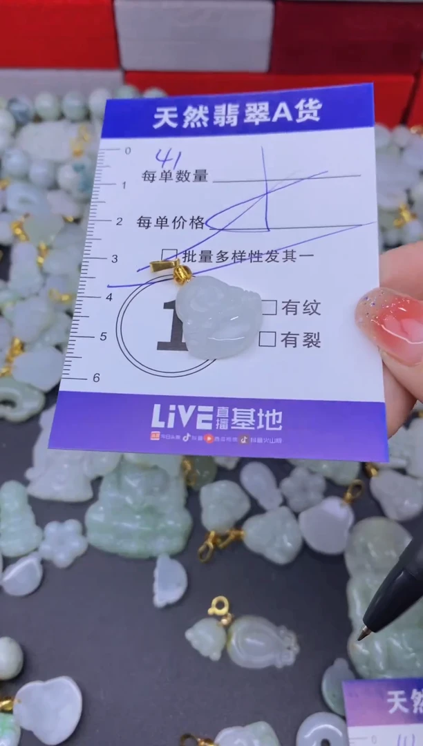 颈饰未镶嵌翡翠天然翡翠A货批量多样性发一件