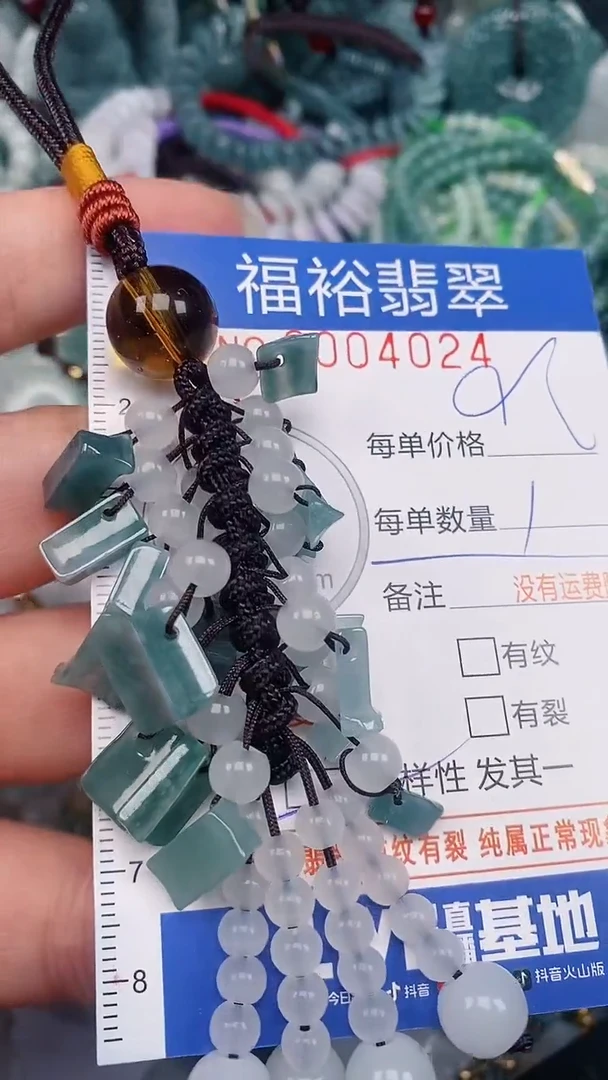 翡翠未镶嵌颈饰...0004024多样性发其一