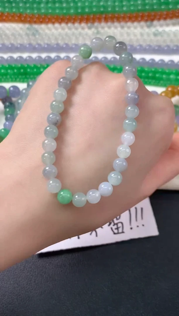 未镶嵌手串翡翠D547|150