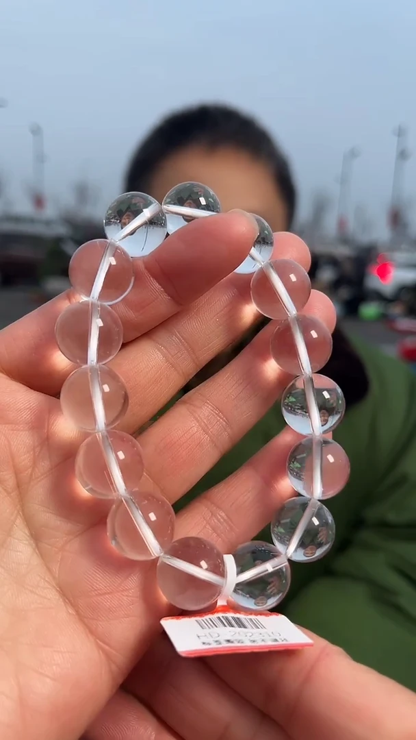 【闪购商品】水晶手链未镶嵌天然手串多样性发一14mm