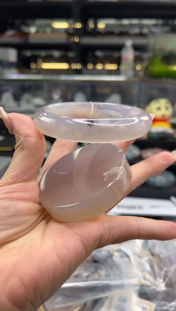未镶嵌手镯石英质玉61圈口（赠品镯心）6864028