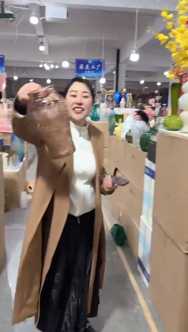 【闪购商品】玻璃花瓶厂唐总-微瑕--CFK08