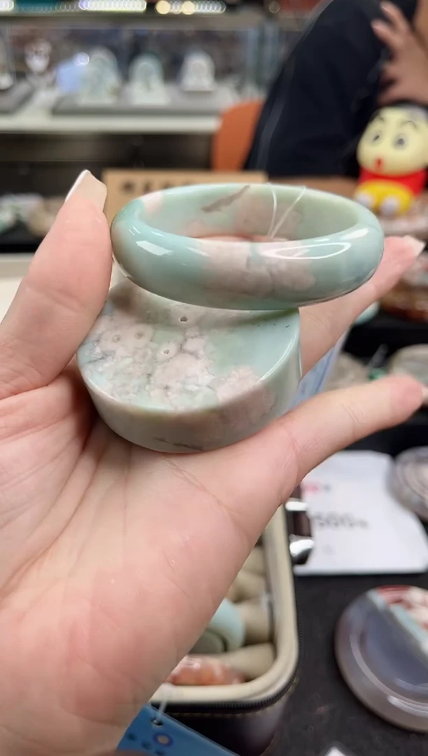 未镶嵌手镯石英质玉尘*丷圈口（赠品镯心）