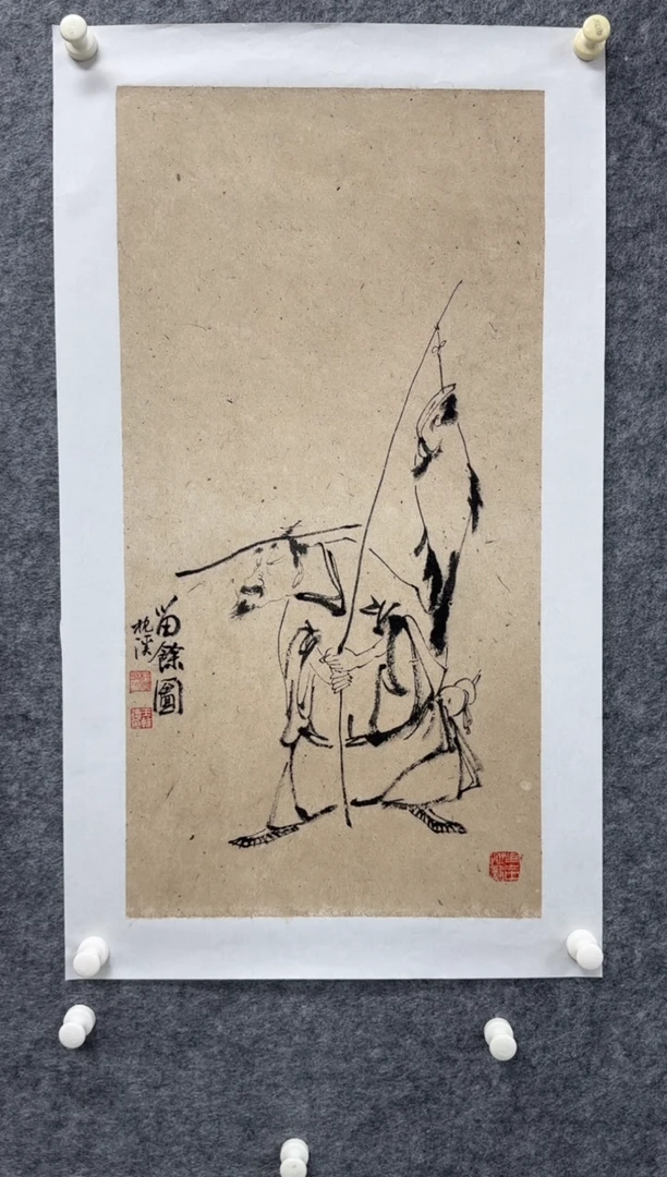 国画王毅德老师枕溪精品现货