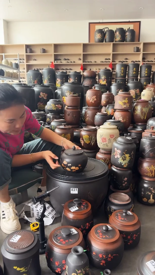 罐瑕疵茶叶罐  小苹果彩填  865