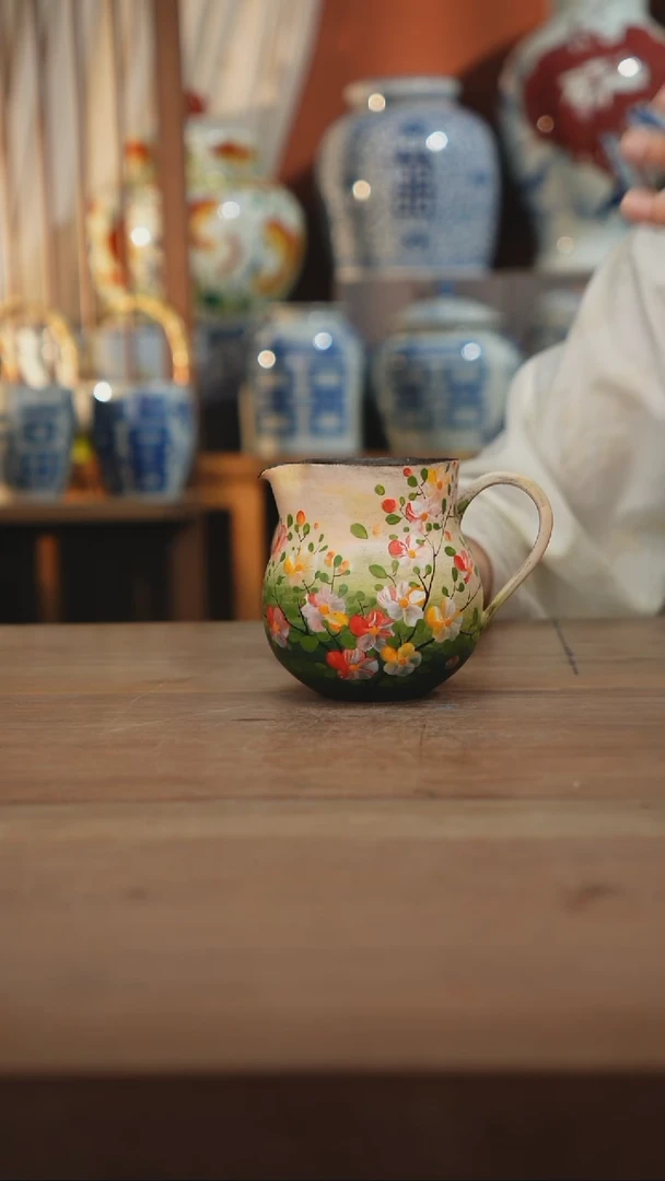 现代 景德镇设计师釉下手绘陶瓷餐具